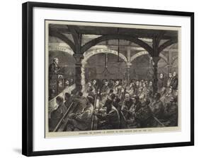 Missions to Seamen, a Service in the Church Ship on the Tyne-null-Framed Giclee Print