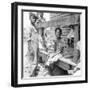 Mississippi African American children, 1936-Dorothea Lange-Framed Photographic Print