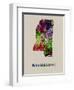 Mississippi Color Splatter Map-NaxArt-Framed Art Print