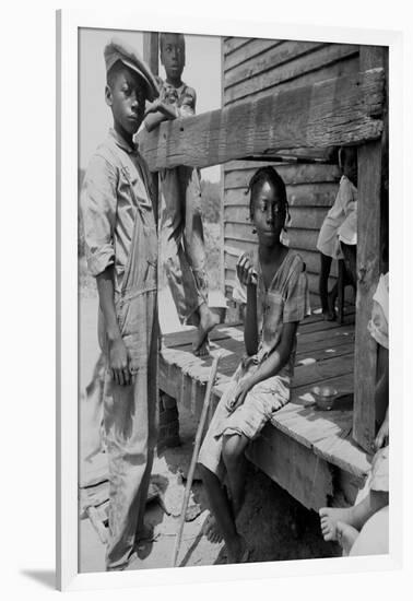 Mississippi Delta Negro Children-Dorothea Lange-Framed Art Print