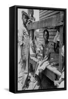 Mississippi Delta Negro Children-Dorothea Lange-Framed Stretched Canvas