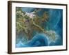 Mississippi Delta, Satellite Image-PLANETOBSERVER-Framed Photographic Print