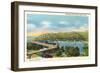 Mississippi High Bridge, Winona, Minneapolis-null-Framed Art Print