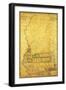 Mississippi - Panoramic Map-Lantern Press-Framed Art Print