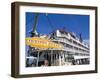 Mississippi Queen River Boat, La Vacherie Region, Louisiana, USA-Bruno Barbier-Framed Photographic Print