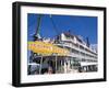 Mississippi Queen River Boat, La Vacherie Region, Louisiana, USA-Bruno Barbier-Framed Photographic Print