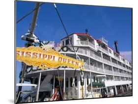 Mississippi Queen River Boat, La Vacherie Region, Louisiana, USA-Bruno Barbier-Mounted Photographic Print