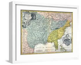 Mississippi Region, 1687-null-Framed Giclee Print