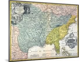 Mississippi Region, 1687-null-Mounted Giclee Print