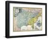 Mississippi Region, 1687-null-Framed Giclee Print