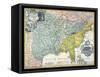 Mississippi Region, 1687-null-Framed Stretched Canvas