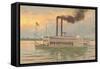 Mississippi River Boat, Robert E. Lee-null-Framed Stretched Canvas