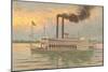 Mississippi River Boat, Robert E. Lee-null-Mounted Art Print