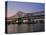 Mississippi River Bridge, New Orleans, Louisiana, USA-Charles Bowman-Stretched Canvas