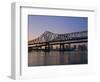 Mississippi River Bridge, New Orleans, Louisiana, USA-Charles Bowman-Framed Photographic Print