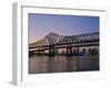 Mississippi River Bridge, New Orleans, Louisiana, USA-Charles Bowman-Framed Photographic Print