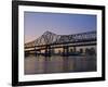 Mississippi River Bridge, New Orleans, Louisiana, USA-Charles Bowman-Framed Photographic Print