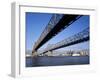Mississippi River Bridge, New Orleans, Louisiana, USA-null-Framed Photographic Print