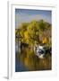 Mississippi River Houseboats, Autumn, Minneapolis, Minnesota, USA-Walter Bibikow-Framed Photographic Print