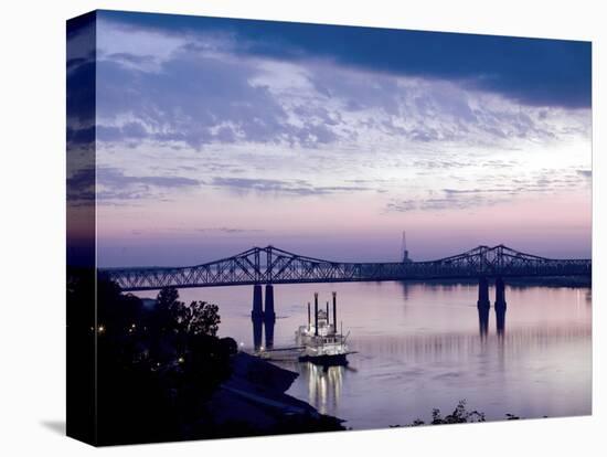 Mississippi River in Natchez, Mississippi-Carol Highsmith-Stretched Canvas
