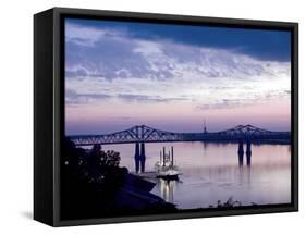 Mississippi River in Natchez, Mississippi-Carol Highsmith-Framed Stretched Canvas