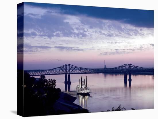 Mississippi River in Natchez, Mississippi-Carol Highsmith-Stretched Canvas