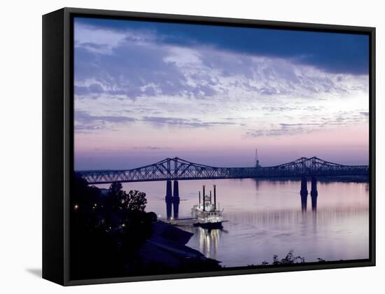 Mississippi River in Natchez, Mississippi-Carol Highsmith-Framed Stretched Canvas