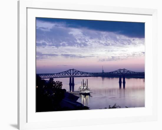 Mississippi River in Natchez, Mississippi-Carol Highsmith-Framed Photo