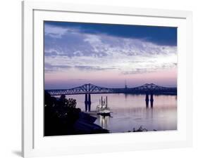 Mississippi River in Natchez, Mississippi-Carol Highsmith-Framed Photo