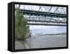 Mississippi River, Memphis, Tennessee, United States of America (U.S.A.), North America-Walter Rawlings-Framed Stretched Canvas