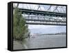 Mississippi River, Memphis, Tennessee, United States of America (U.S.A.), North America-Walter Rawlings-Framed Stretched Canvas