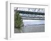 Mississippi River, Memphis, Tennessee, United States of America (U.S.A.), North America-Walter Rawlings-Framed Photographic Print