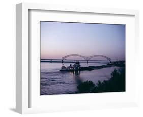 Mississippi River, Memphis, Tennessee, United States of America (U.S.A.), North America-Ursula Gahwiler-Framed Photographic Print