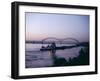 Mississippi River, Memphis, Tennessee, United States of America (U.S.A.), North America-Ursula Gahwiler-Framed Photographic Print