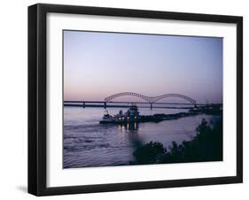 Mississippi River, Memphis, Tennessee, United States of America (U.S.A.), North America-Ursula Gahwiler-Framed Photographic Print