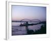 Mississippi River, Memphis, Tennessee, United States of America (U.S.A.), North America-Ursula Gahwiler-Framed Photographic Print