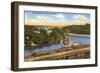 Mississippi River, Minneapolis, Minnesota-null-Framed Art Print