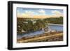 Mississippi River, Minneapolis, Minnesota-null-Framed Art Print