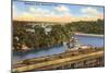 Mississippi River, Minneapolis, Minnesota-null-Mounted Art Print