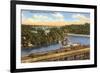 Mississippi River, Minneapolis, Minnesota-null-Framed Premium Giclee Print