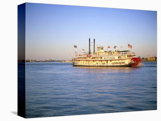 Mississippi River Paddle Steamer, New Orleans, Louisiana, USA-Gavin Hellier-Stretched Canvas
