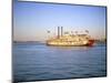 Mississippi River Paddle Steamer, New Orleans, Louisiana, USA-Gavin Hellier-Mounted Photographic Print