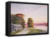 Mississippi River Plantation-John Barnard-Framed Stretched Canvas