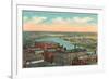 Mississippi River, St. Paul, Minnesota-null-Framed Premium Giclee Print