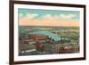 Mississippi River, St. Paul, Minnesota-null-Framed Premium Giclee Print