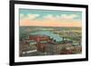 Mississippi River, St. Paul, Minnesota-null-Framed Premium Giclee Print