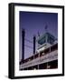 Mississippi River Steamboat Smokestacks and Bridge-Carol Highsmith-Framed Photo