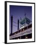 Mississippi River Steamboat Smokestacks and Bridge-Carol Highsmith-Framed Photo