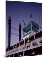 Mississippi River Steamboat Smokestacks and Bridge-Carol Highsmith-Mounted Photo