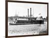 Mississippi River, U.S. Gunboat Fort Hindman, Civil War-Lantern Press-Framed Art Print